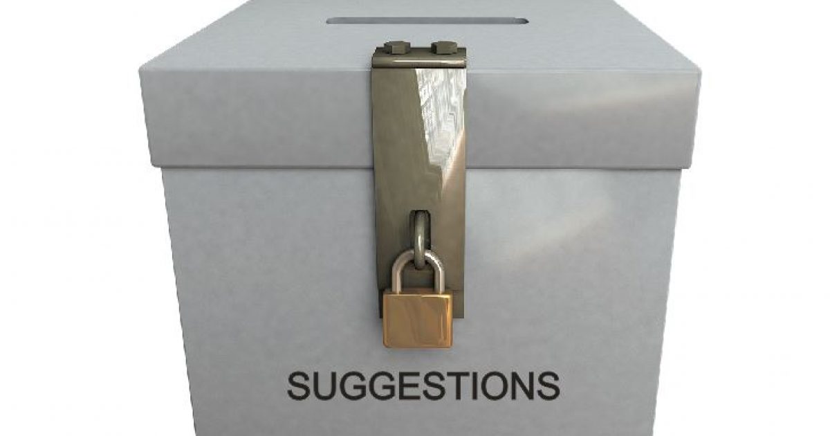 suggestion box PD