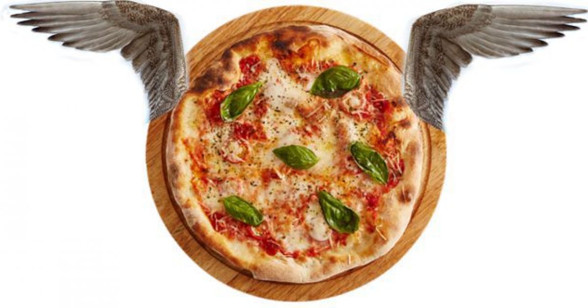 pizza with wings