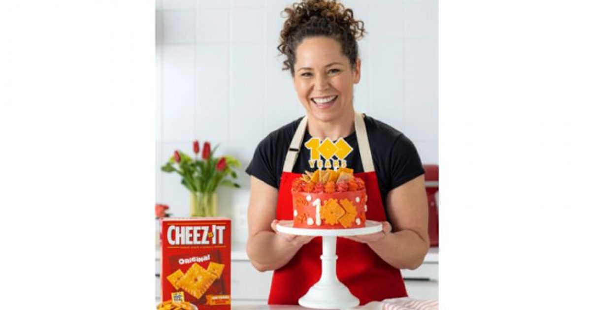 Stephanie Izard and Cheez-It cake