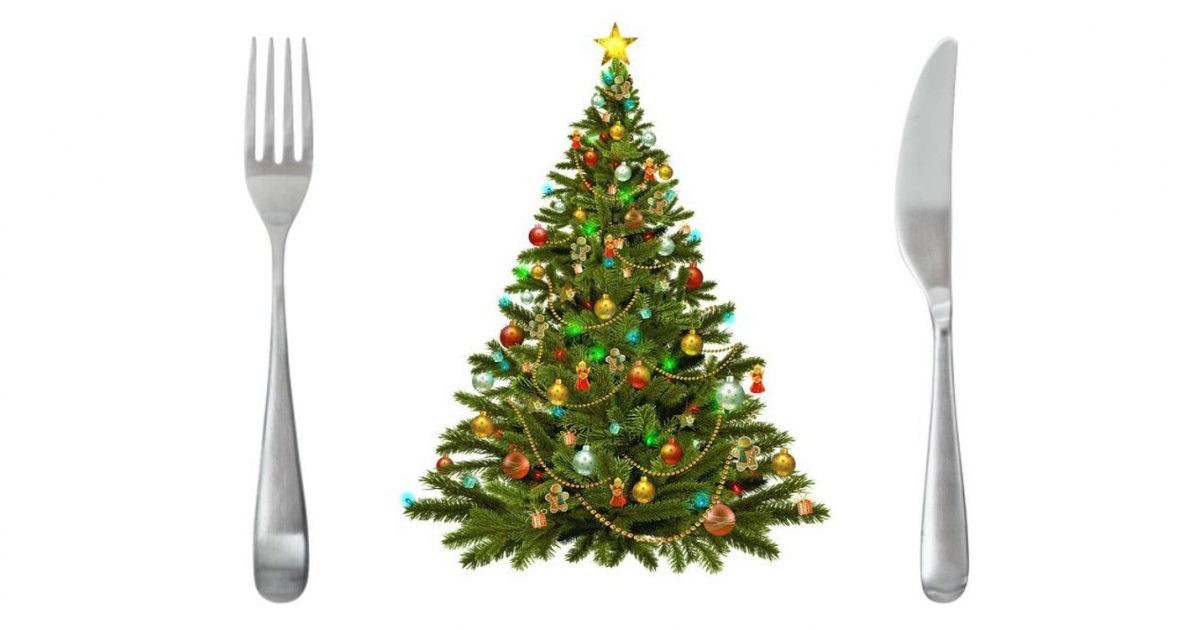 christmas-tree fork knife