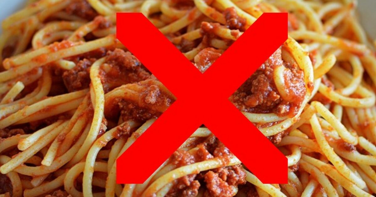 spaghetti with x