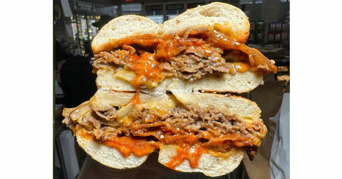 Utopia Bagels Truff New School Cheesesteak